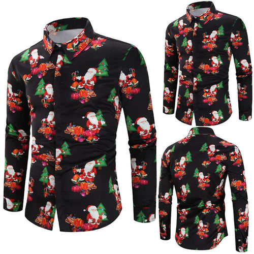 Men's Christmas Shirt Men's Clothing
