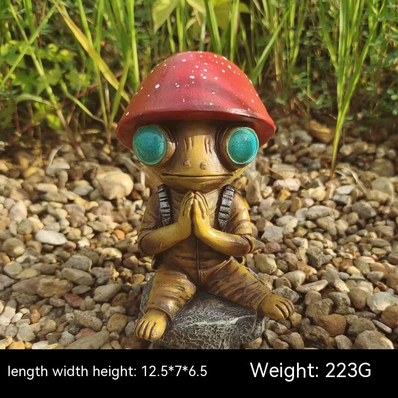 Halloween Alien Statue Garden Decoration