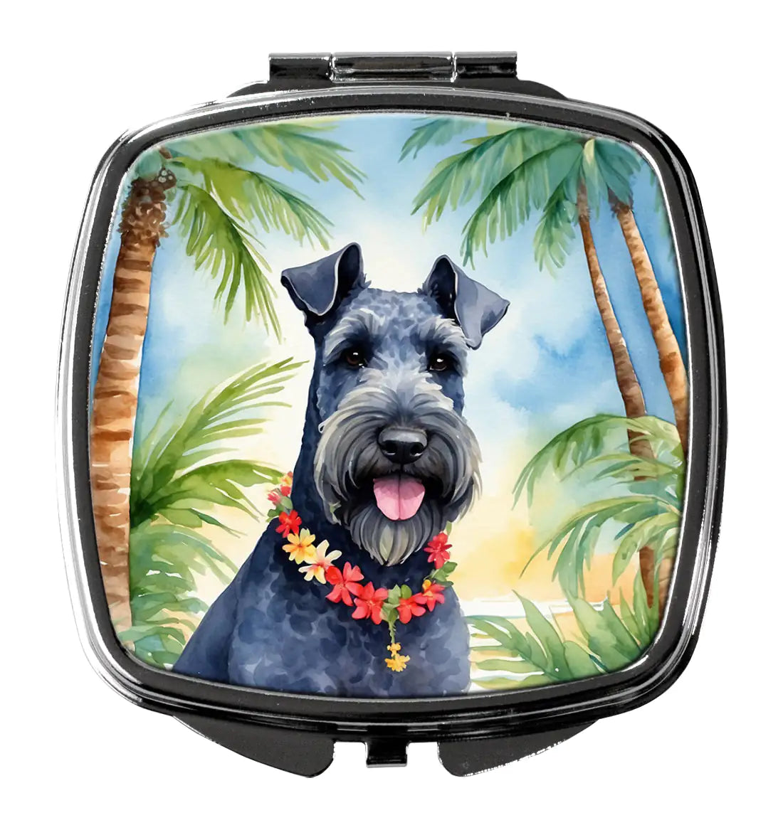 Kerry Blue Terrier Luau Compact Mirror