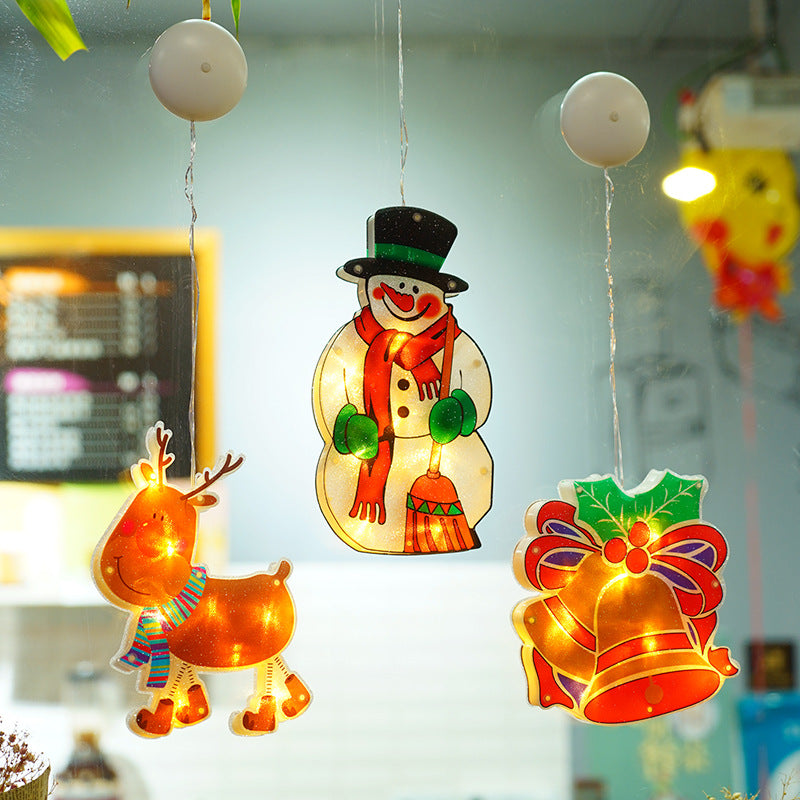 Christmas Decoration Lights Santa Snowman Elk