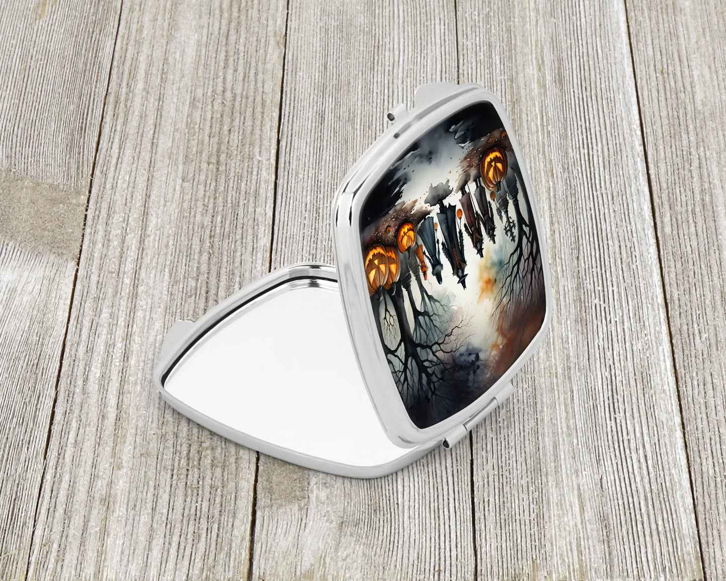 Vampires Spooky Halloween Compact Mirror