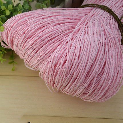 Raffia Braided Thread Papyrus Wrap Crochet