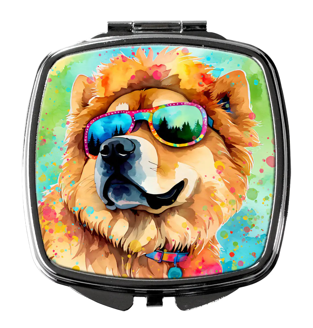 Chow Chow Hippie Dawg Compact Mirror