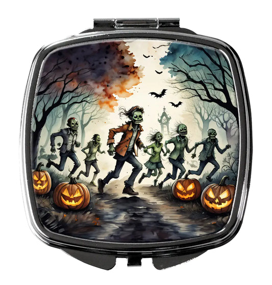 Zombies Spooky Halloween Compact Mirror