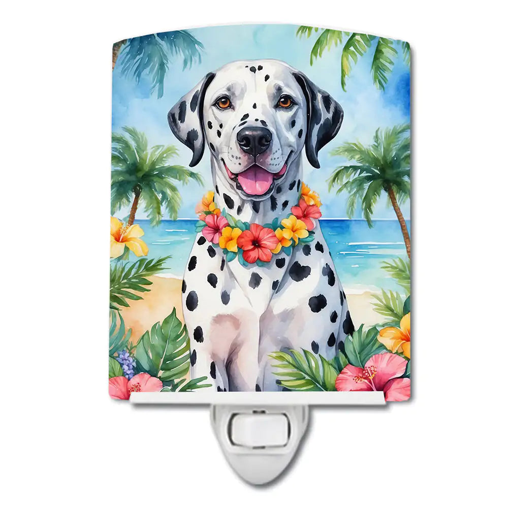 Dalmatian Luau Ceramic Night Light