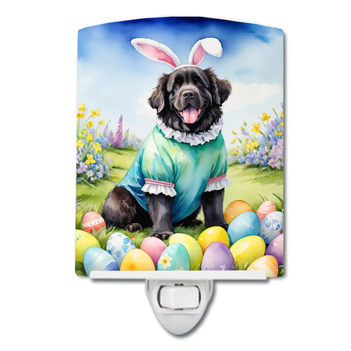 Newfoundland Easter Egg Hunt Ceramic Night Light