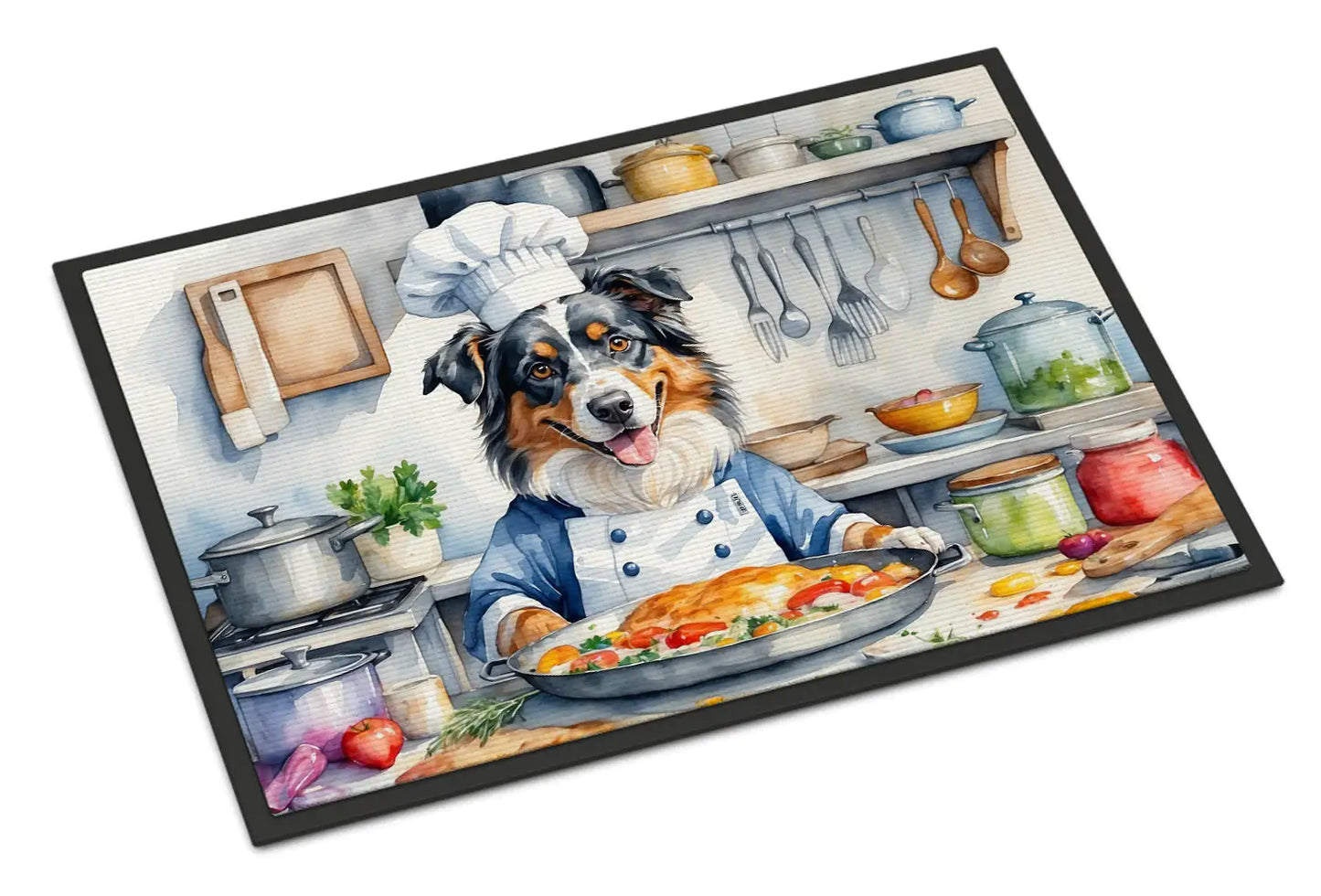Australian Shepherd The Chef Doormat