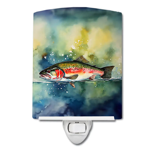 Trout Ceramic Night Light
