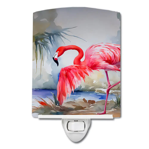 Flamingo Ceramic Night Light