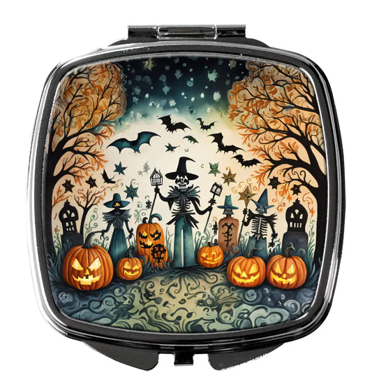 Papel Picado Skeletons Spooky Halloween Compact Mirror