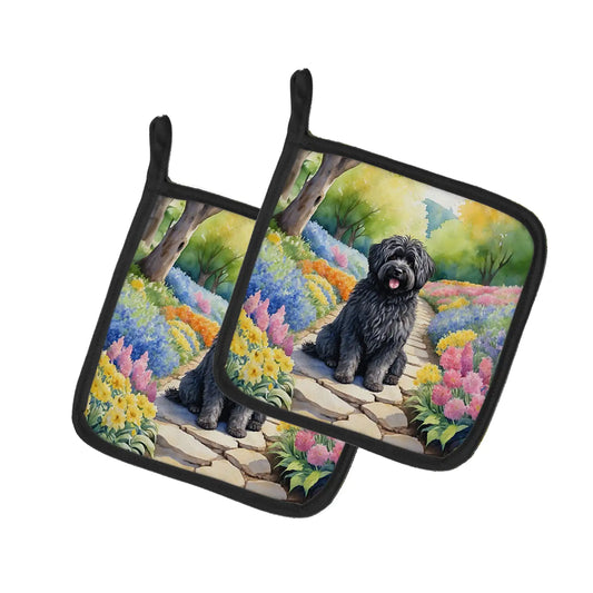 Puli Spring Path Pair of Pot Holders