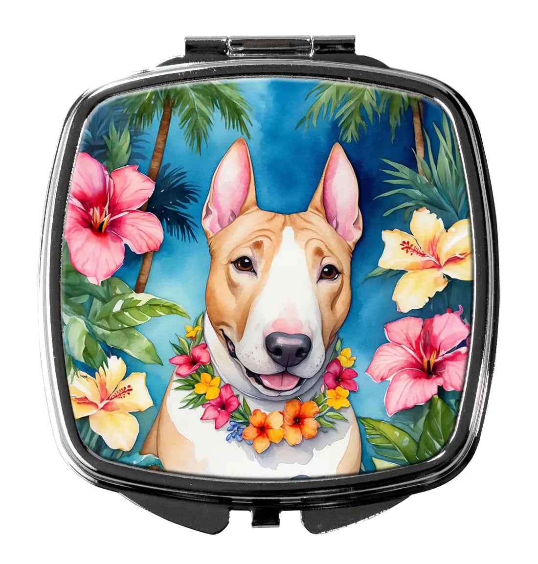 English Bull Terrier Luau Compact Mirror