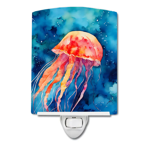 Jellyfish Ceramic Night Light