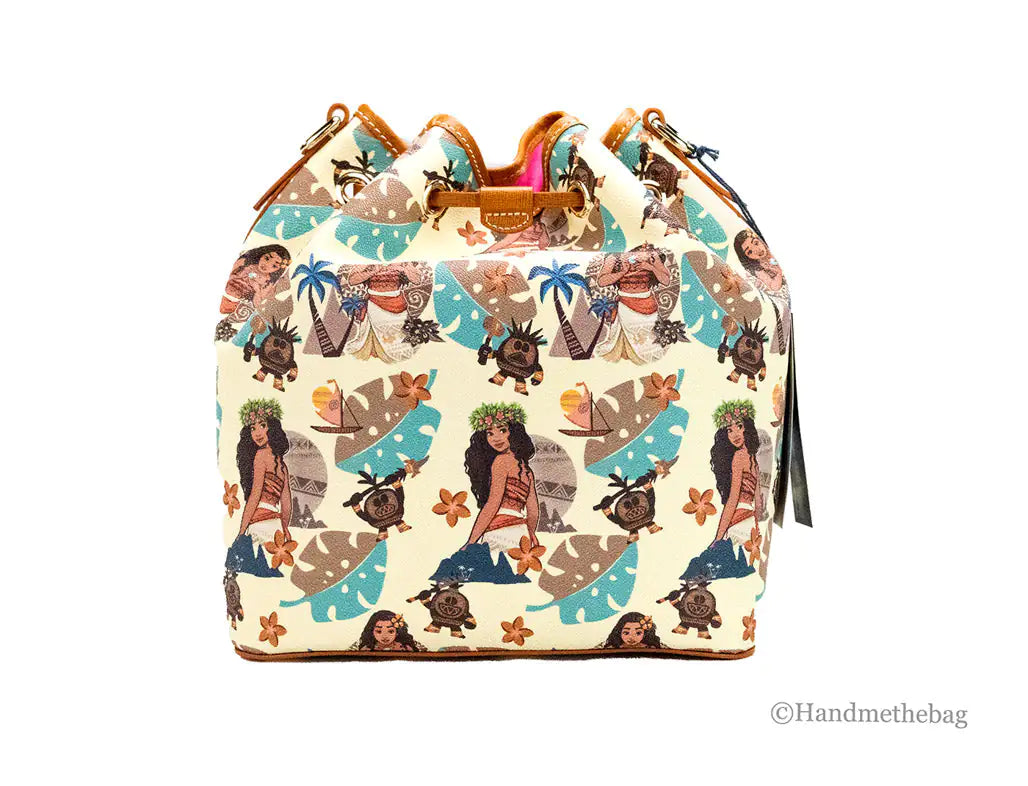 Dooney & Bourke Disney Medium Moana Bucket Crossbody Bag