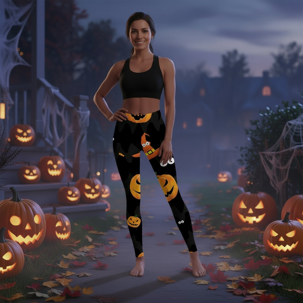 Women's Fashion Halloween Digital Printing Skinny Leggings