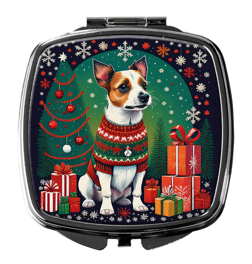 Jack Russell Terrier Christmas Compact Mirror