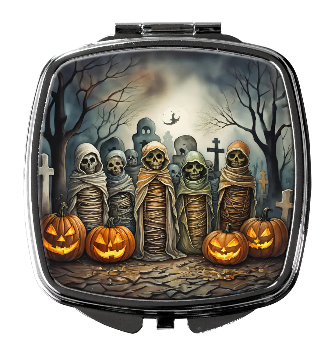 Mummies Spooky Halloween Compact Mirror