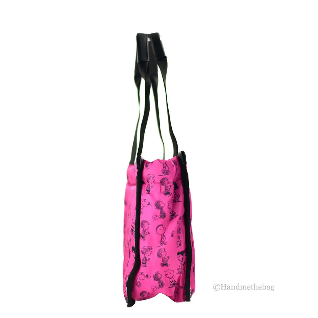 Marc Jacobs X Peanuts Medium Fuchsia Nylon Tote