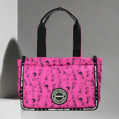 Marc Jacobs X Peanuts Medium Fuchsia Nylon Tote