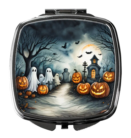 Ghosts Spooky Halloween Compact Mirror
