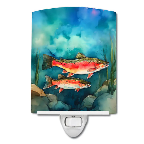 Trout Ceramic Night Light