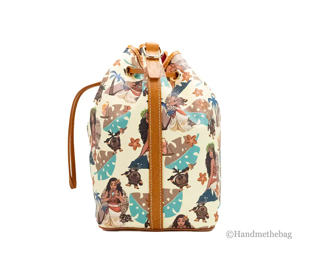 Dooney & Bourke Disney Medium Moana Bucket Crossbody Bag