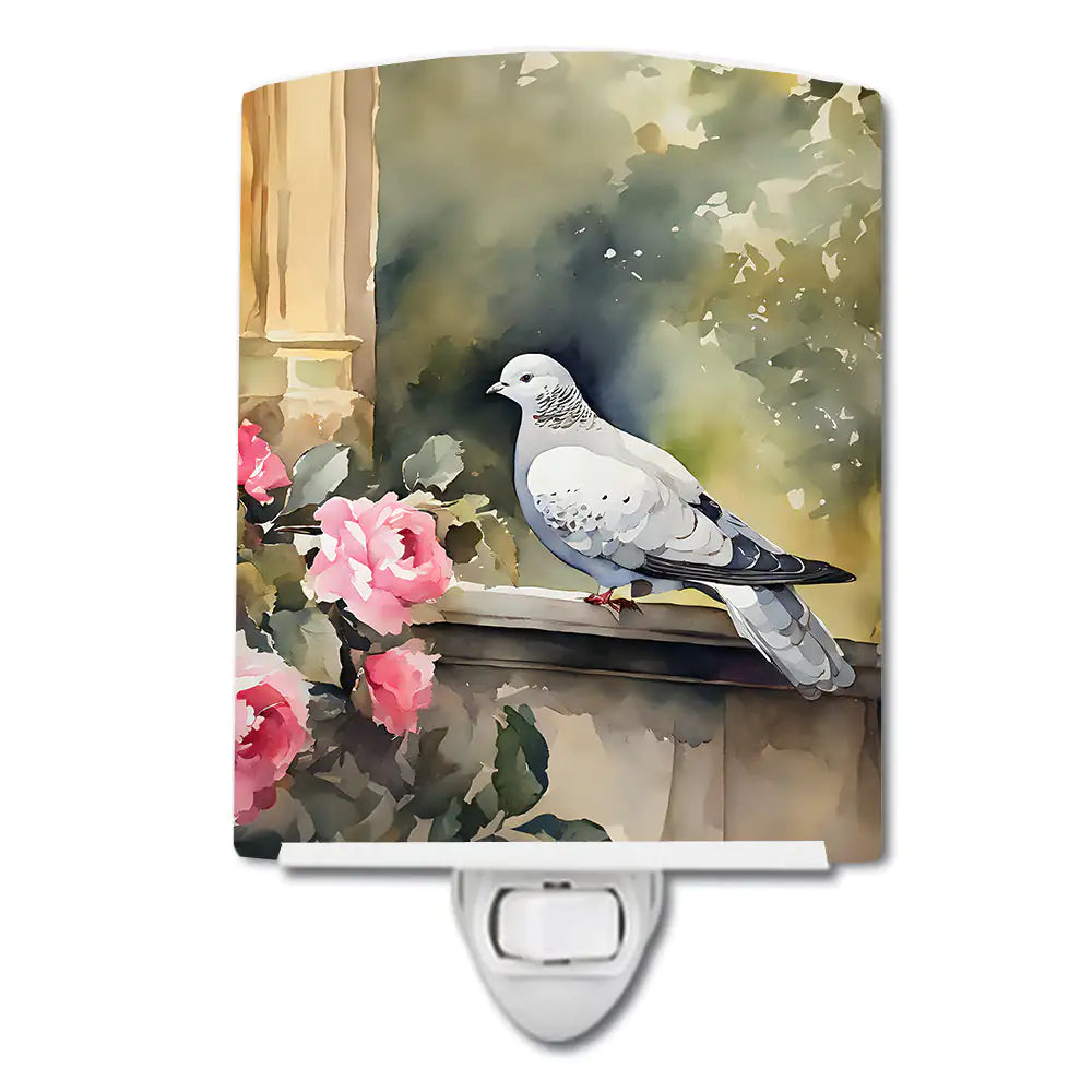 Pigeon Ceramic Night Light