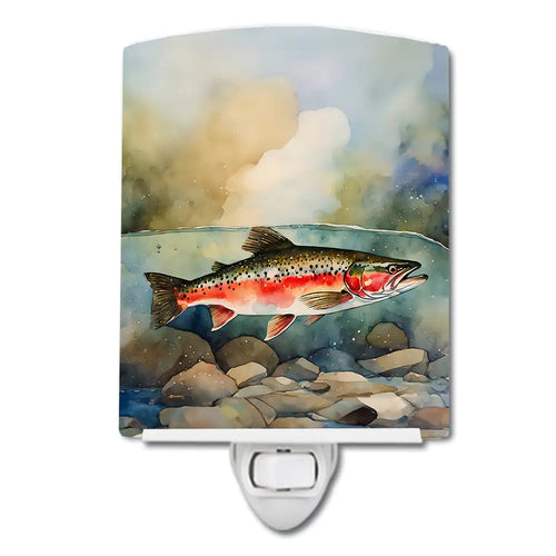 Trout Ceramic Night Light