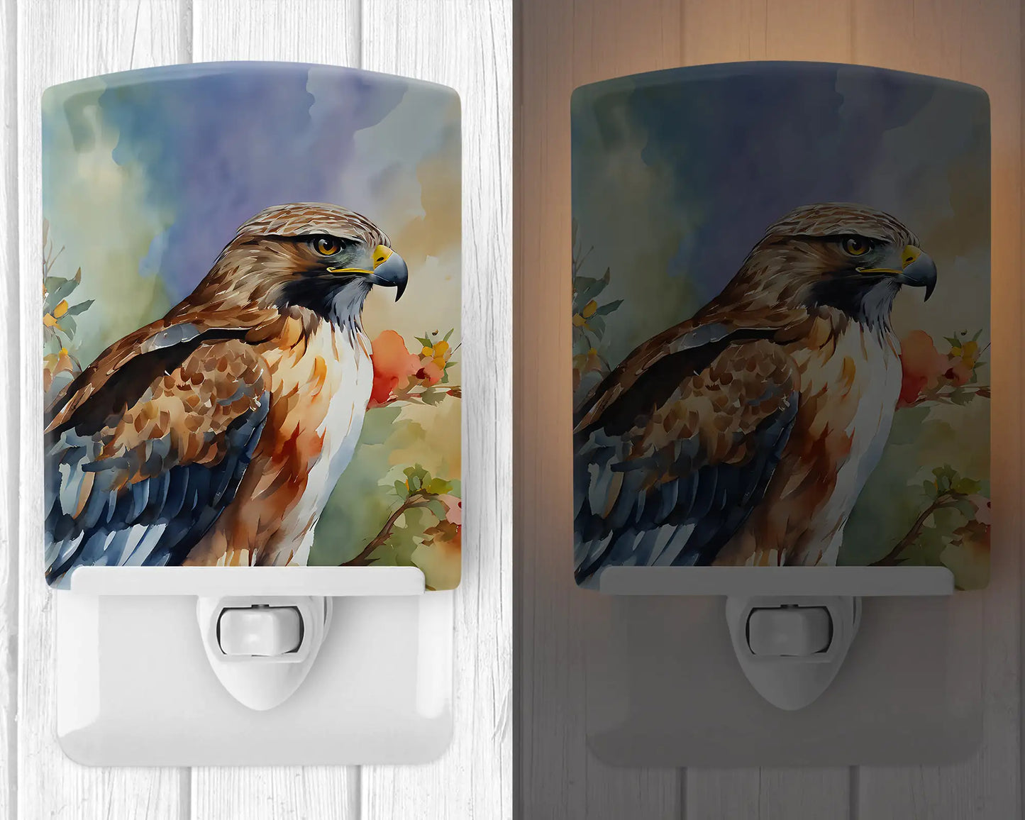 Hawk Ceramic Night Light