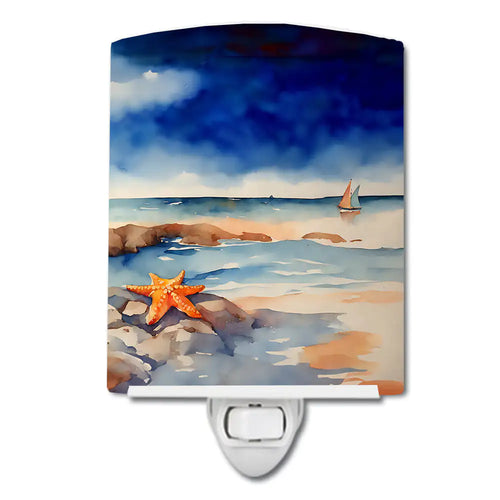 Starfish Ceramic Night Light