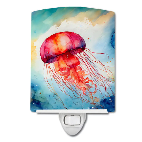 Jellyfish Ceramic Night Light