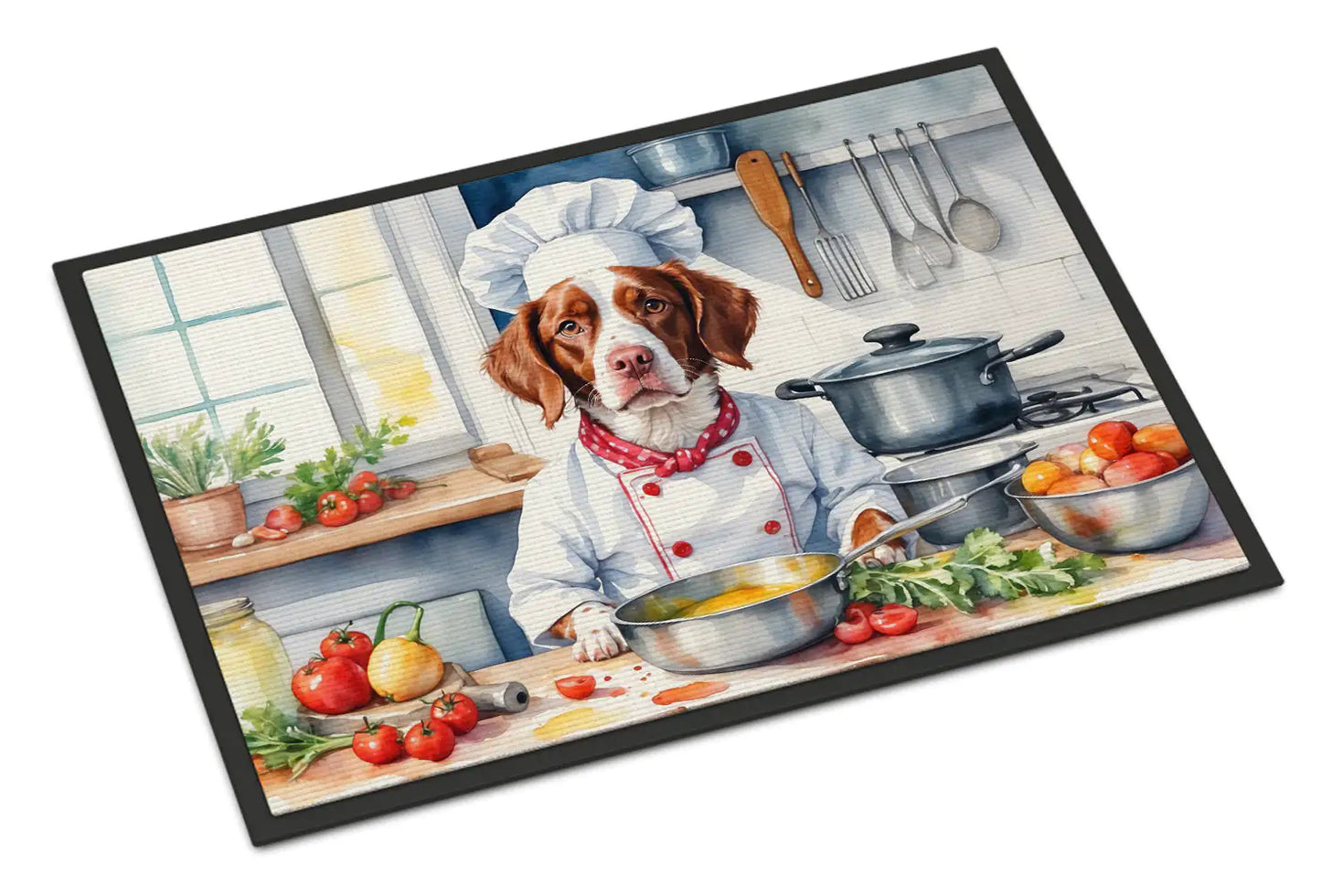 Brittany Spaniel The Chef Doormat