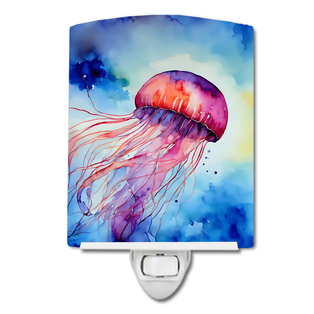 Jellyfish Ceramic Night Light