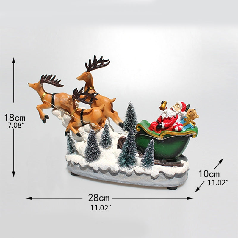 Christmas Gifts Luminous Music Creative Ornaments Elk Pull