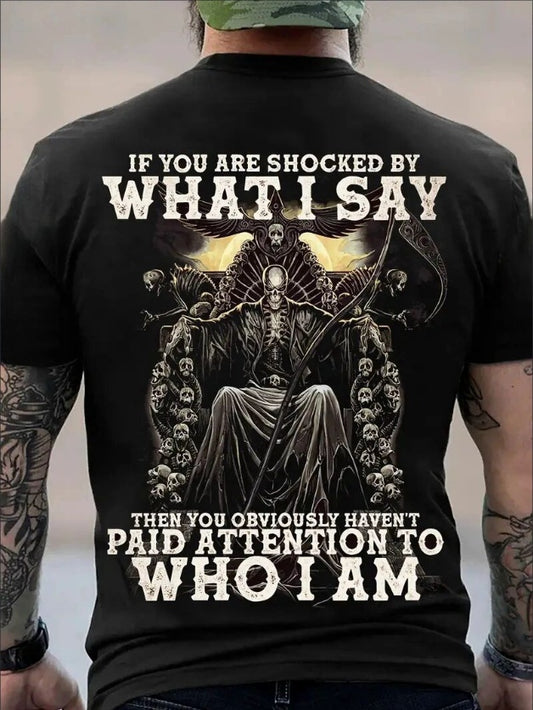 Men's T-shirt With Slim Fit, Round Neck And Short Sleeve Pattern, For Casual Summer.