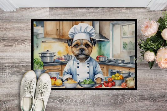 Border Terrier The Chef Doormat