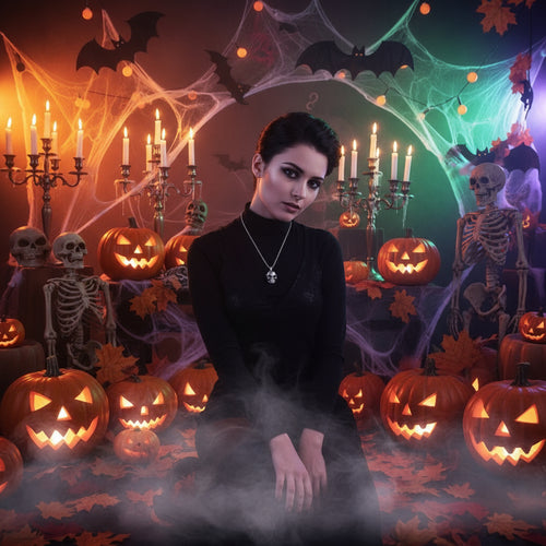 Titanium Steel Cool Skull Necklace