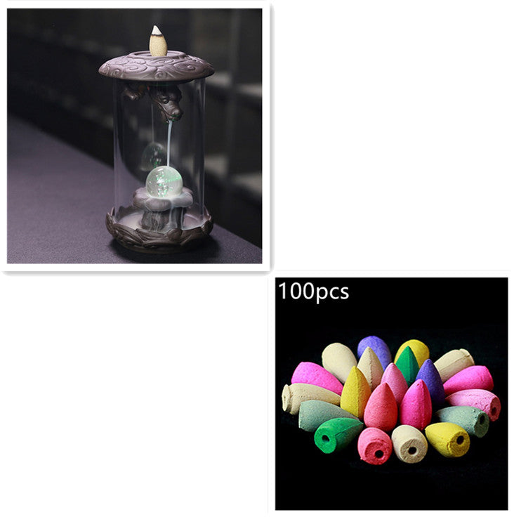 Indoor Incense Tower, Incense Cone View Smoke