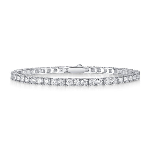 Unique Luxury Fashion Mosan Diamond S925 Silver Bracelet
