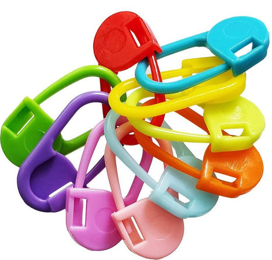 Color Knitting Yarn Small Mark Buckle Positioning  Plastic Knitting Crochet Small Pin
