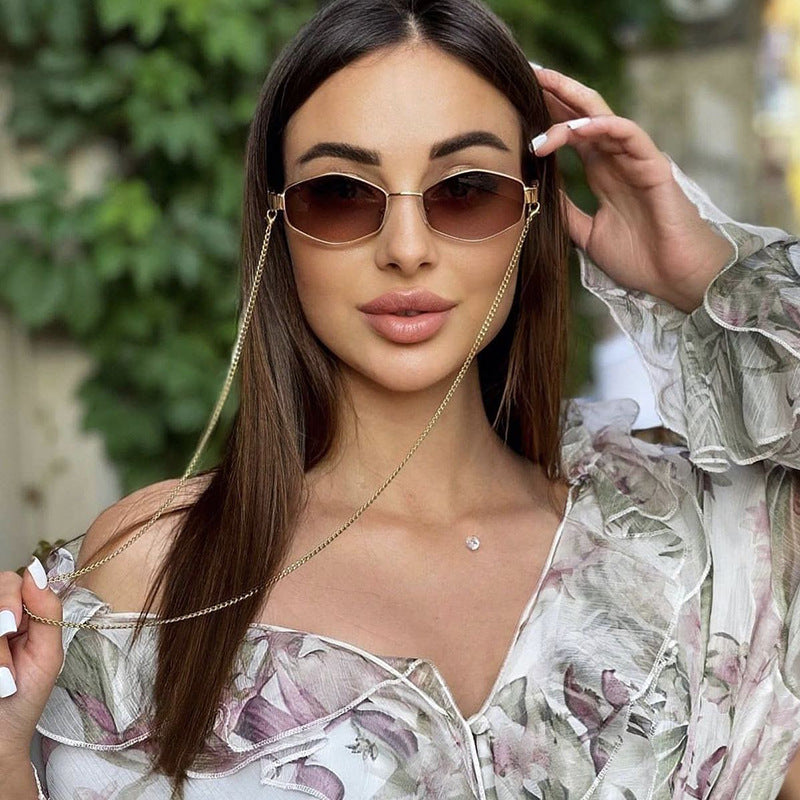 Women's Fashion Personality Chain  Sunglasses