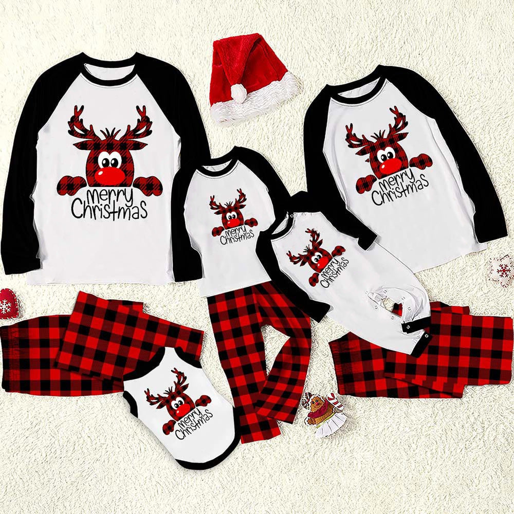 Pajamas Matching Sets Sleepwear Parent-Child Outfit For Christmas