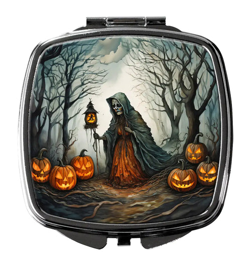 The Weeping Woman Spooky Halloween Compact Mirror