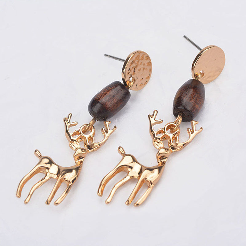 Christmas Color Oil Drop Earrings