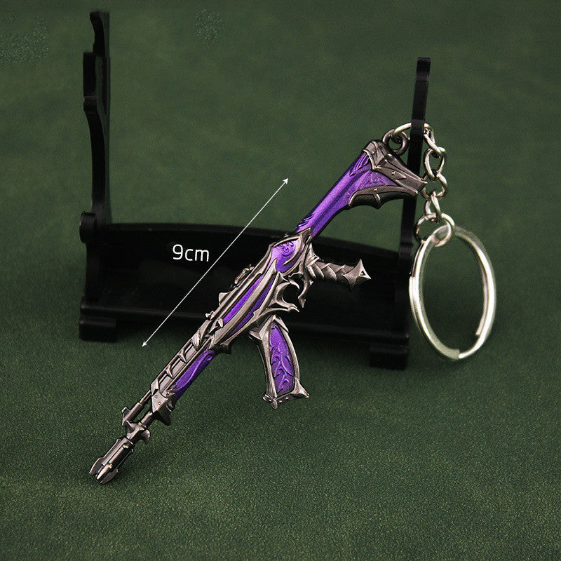 Shadow Secret Sect Weapon Plunder Knife Metal Toy Keychain 9cm