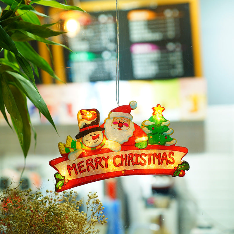 Christmas Decoration Lights Santa Snowman Elk