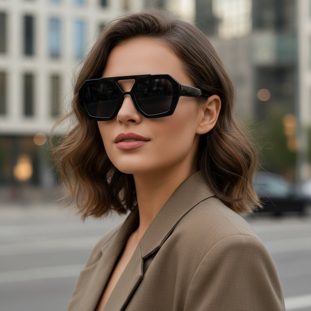 Ins Big Frame Leopard Sunglasses Summer Sunshade Beach Vacation Glasses