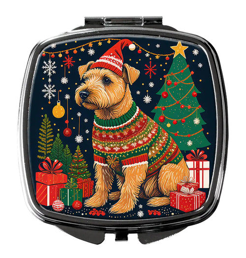 Lakeland Terrier Christmas Compact Mirror
