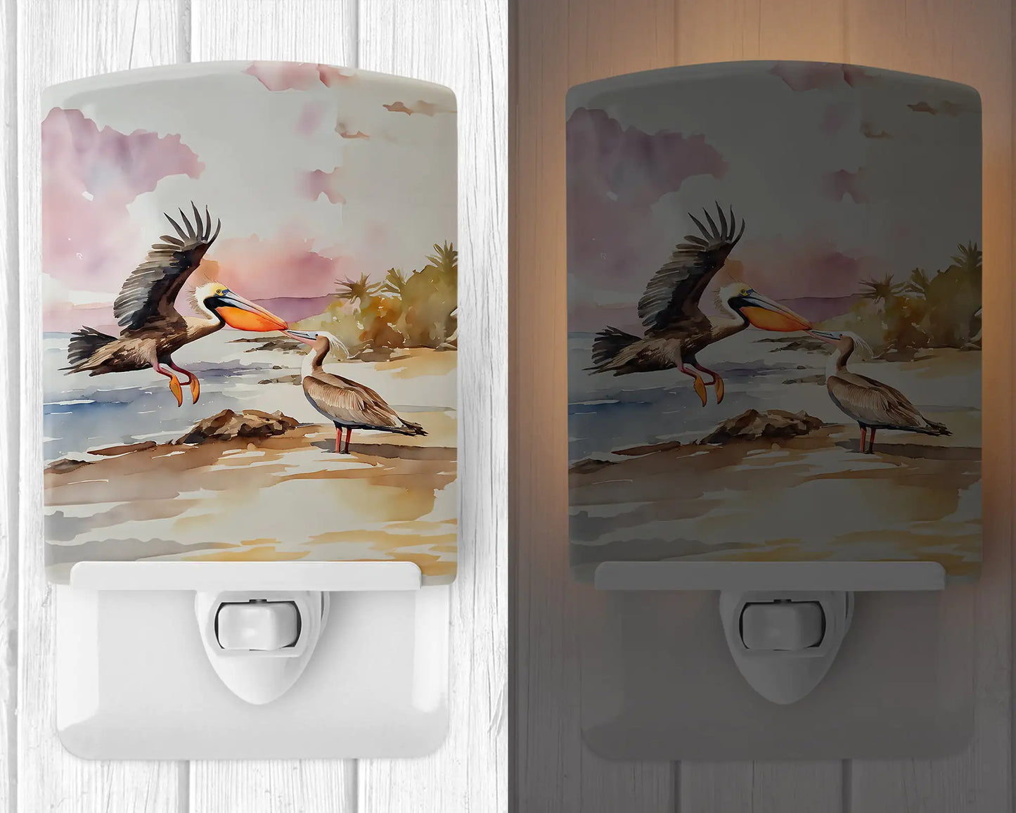 Pelican Ceramic Night Light