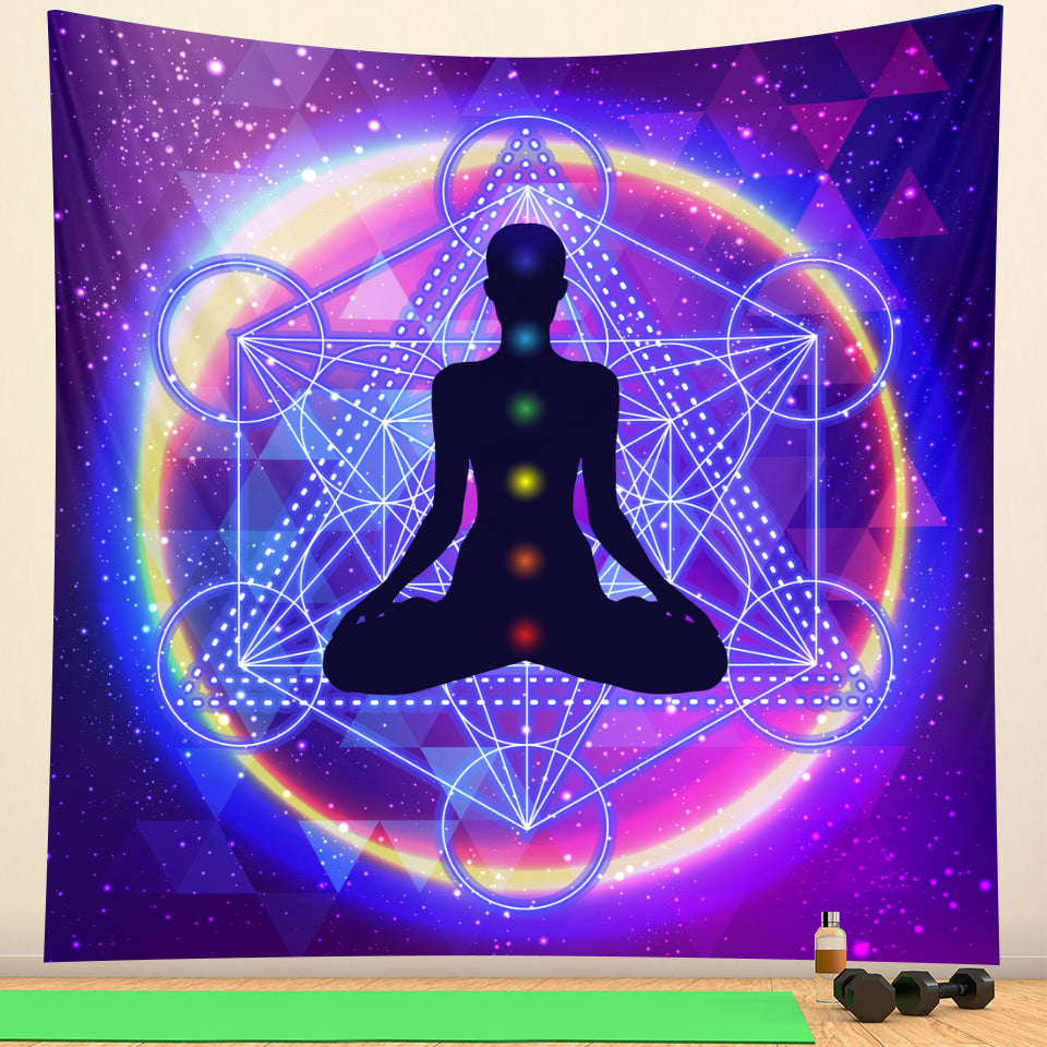 Nordic Cloth Background Wall Digital Printing Yoga Meditation Tapestry